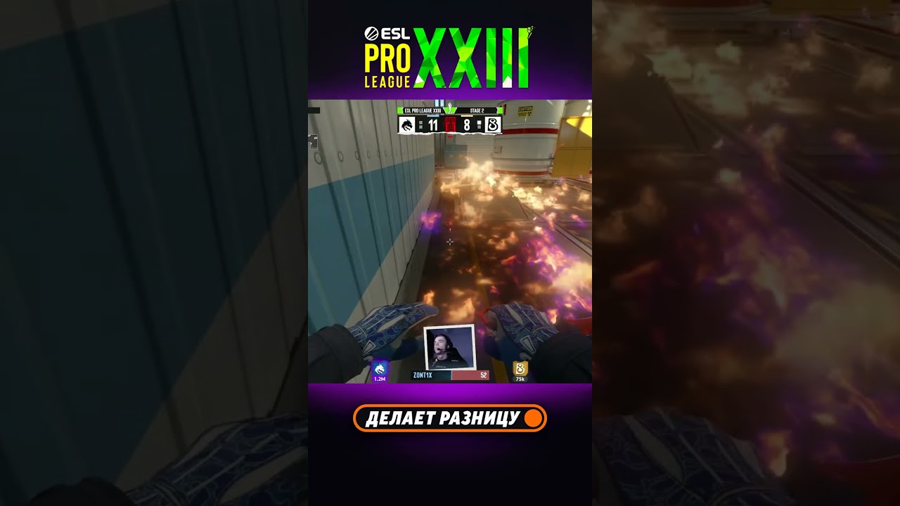 alex666 погибает, но молотов берет раунд #esl #epl #cs #csgo
