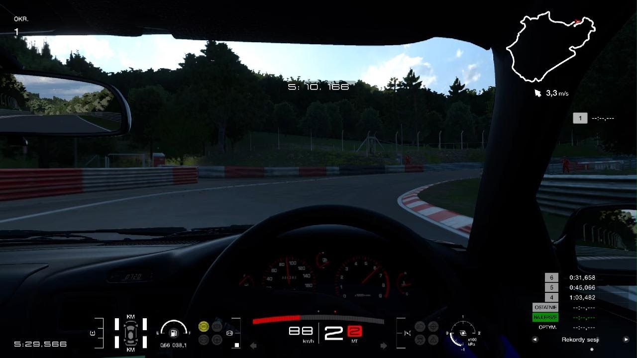 🚘  Nordschleife 🚘 Toyota MR2 GT-S '97  czas 8:20
