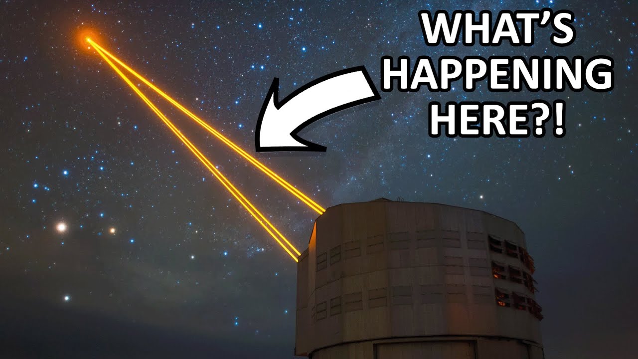 Why Do Telescopes Shoot LASERS Into Space?