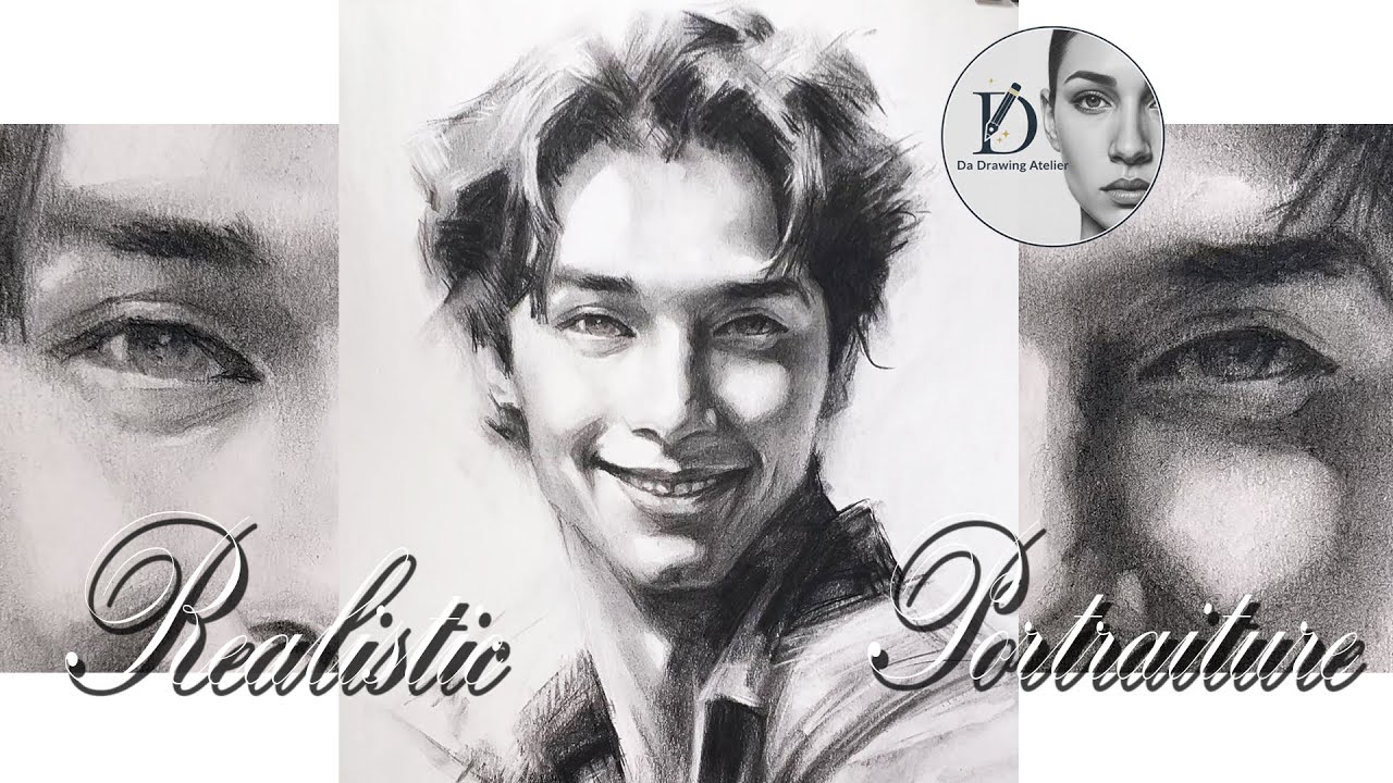 Mastering Vitality: Advanced Portrait Drawing in Charcoal | 进阶教学：如何用炭笔构建充满生命力的肖像