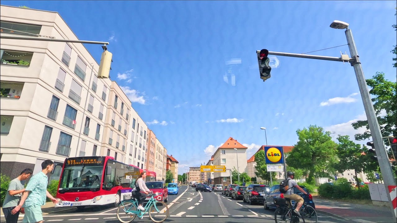 Road Trip in Braunschweig, Capturing the City's Beauty - [4K]