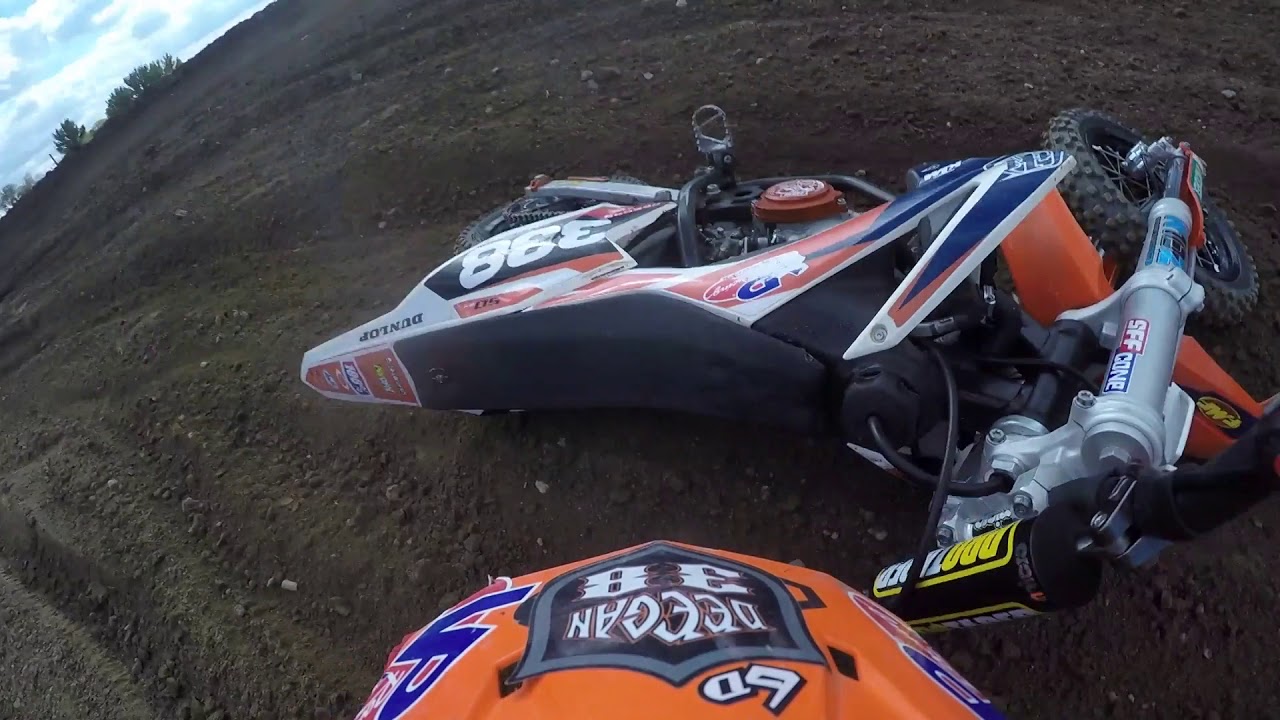 7 year old wins first race! Gopro Raw