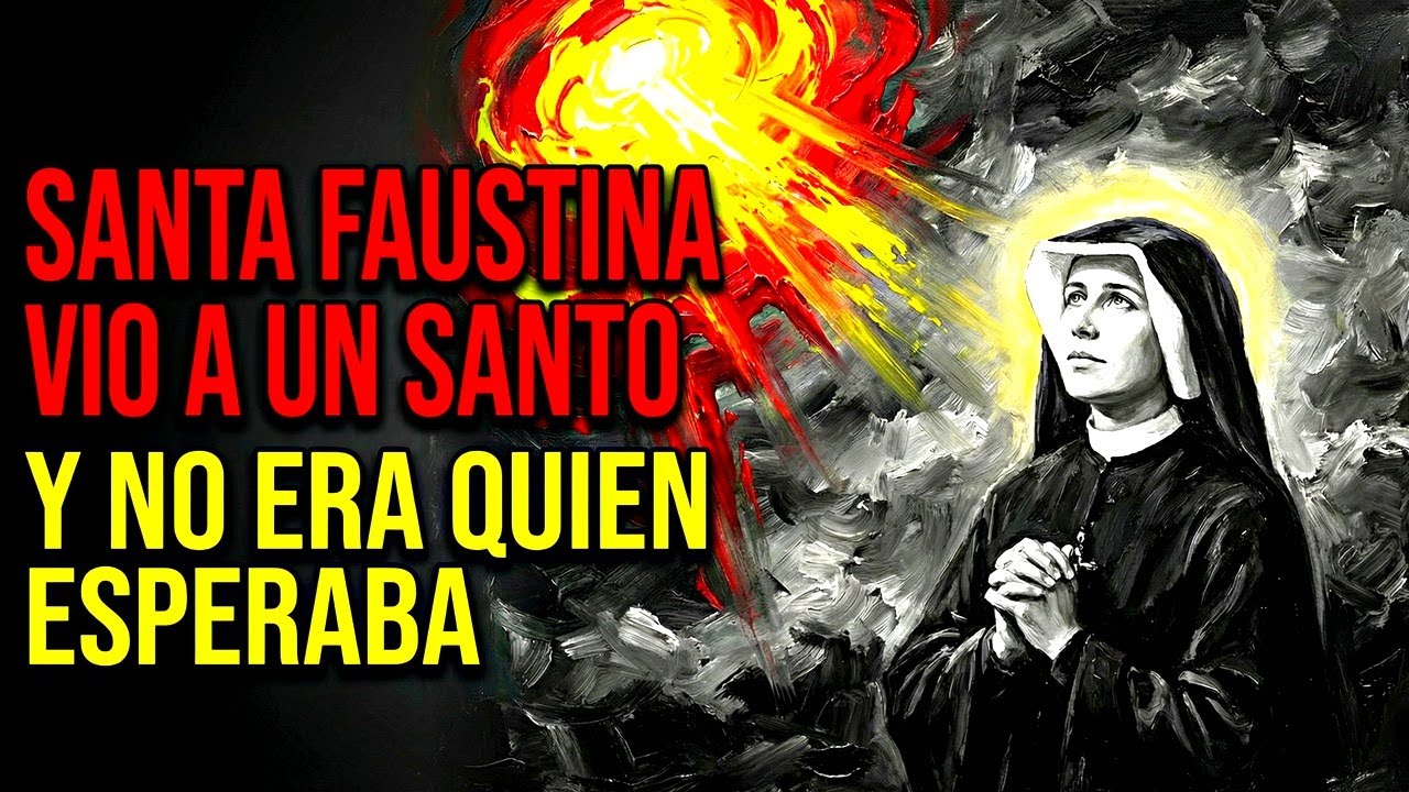 Santa Faustina vio a un santo en el Cielo y no era quien esperaba