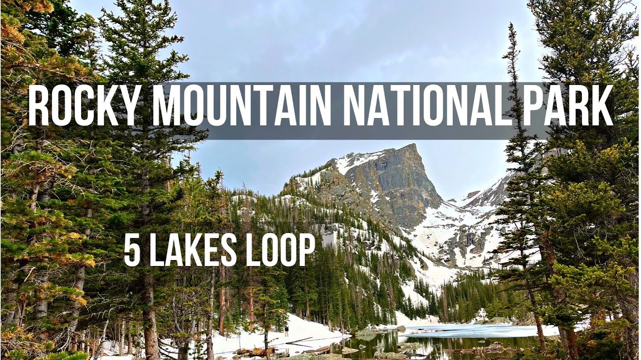 Rocky Mountain National Park Colorado, USA 🇺🇸 - 5 Lakes Loop- Nature Walk | Virtual Hike (▶81min)