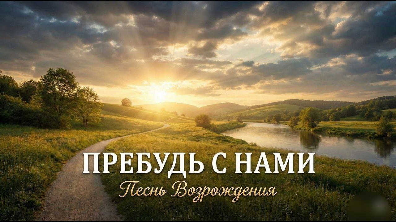 Пребудь с нами. Песнь Возрождения.  Христианская песня.