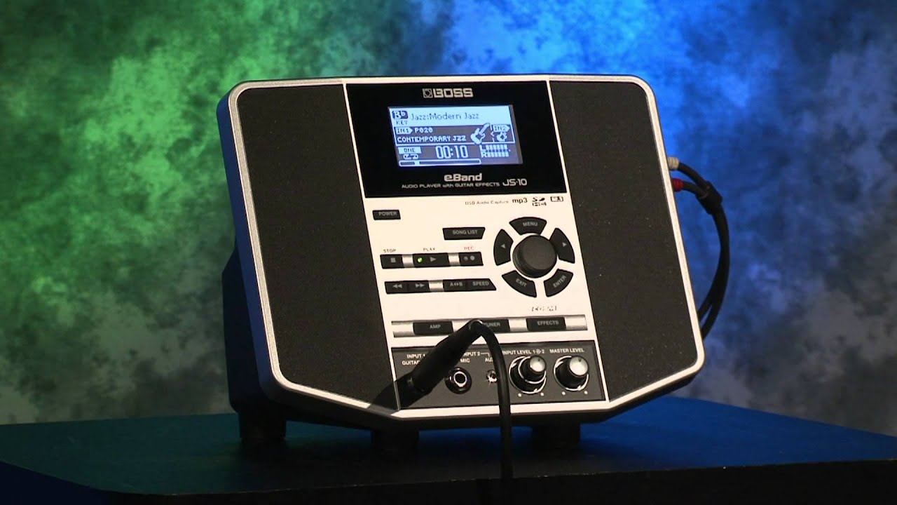 Обзор аудиоплеера eBand JS-10 с гитарными эффектами — Roland Connect, сентябрь 2012 г.