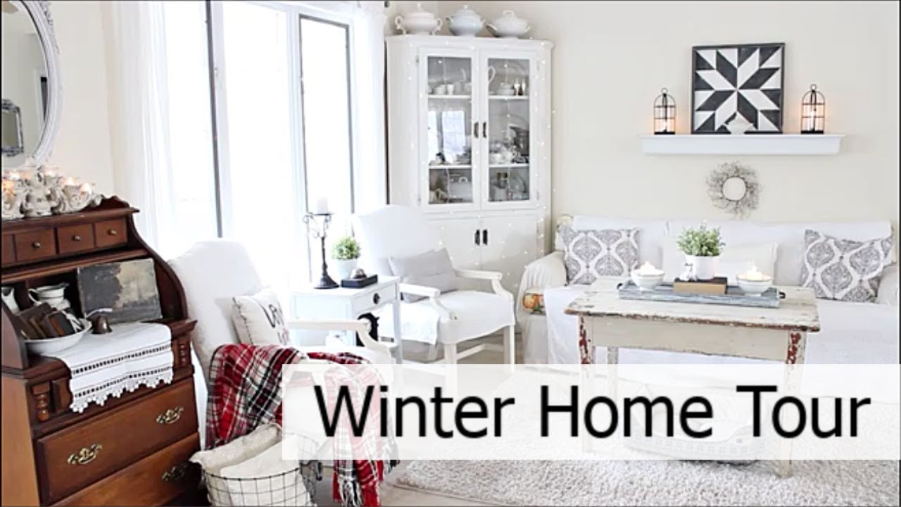 Winter Home Tour Collab | Vintage Home Decor