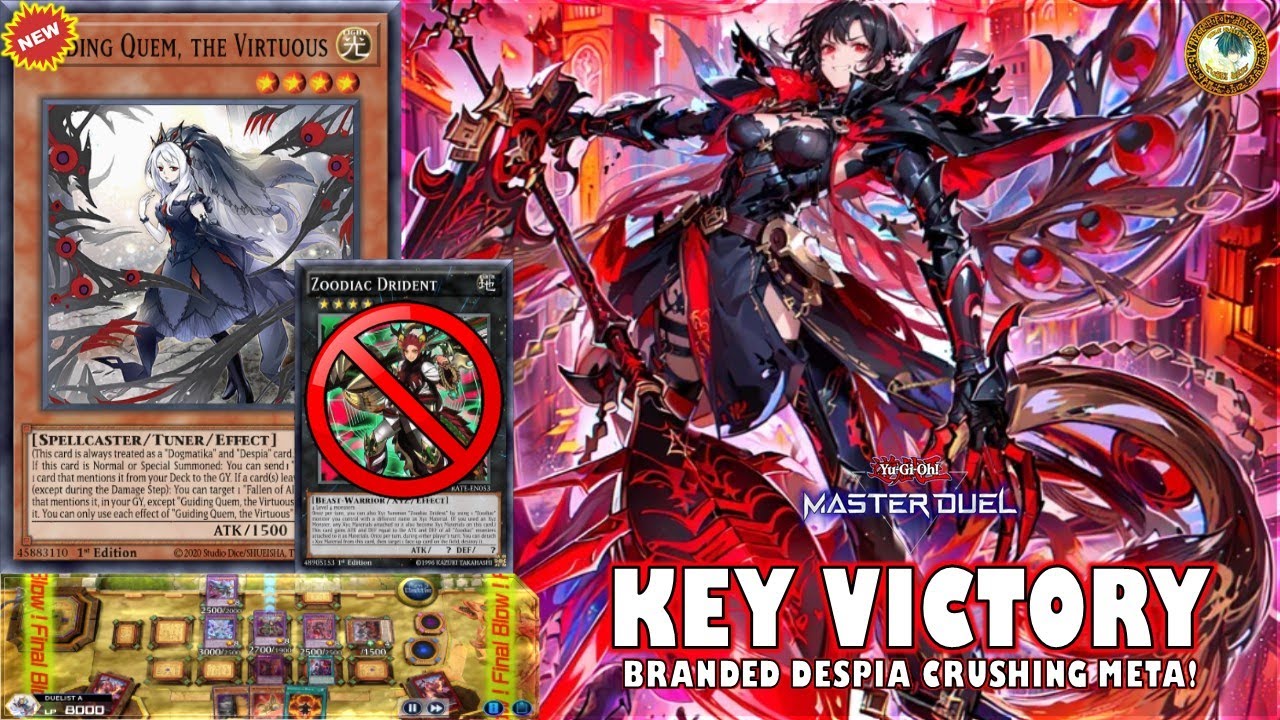 NEW BRANDED DESPIA *Guiding Quem KEY VICTORY 🥇 Crushing TRI-ZOO META [Yu-Gi-Oh! MASTER DUEL]