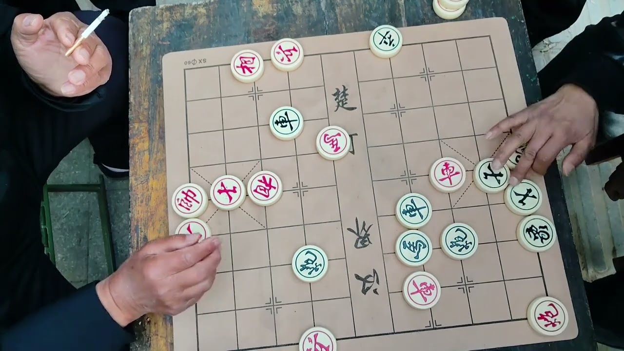 Giao lưu cờ tướng đường phố 啥情况比我想的还热闹