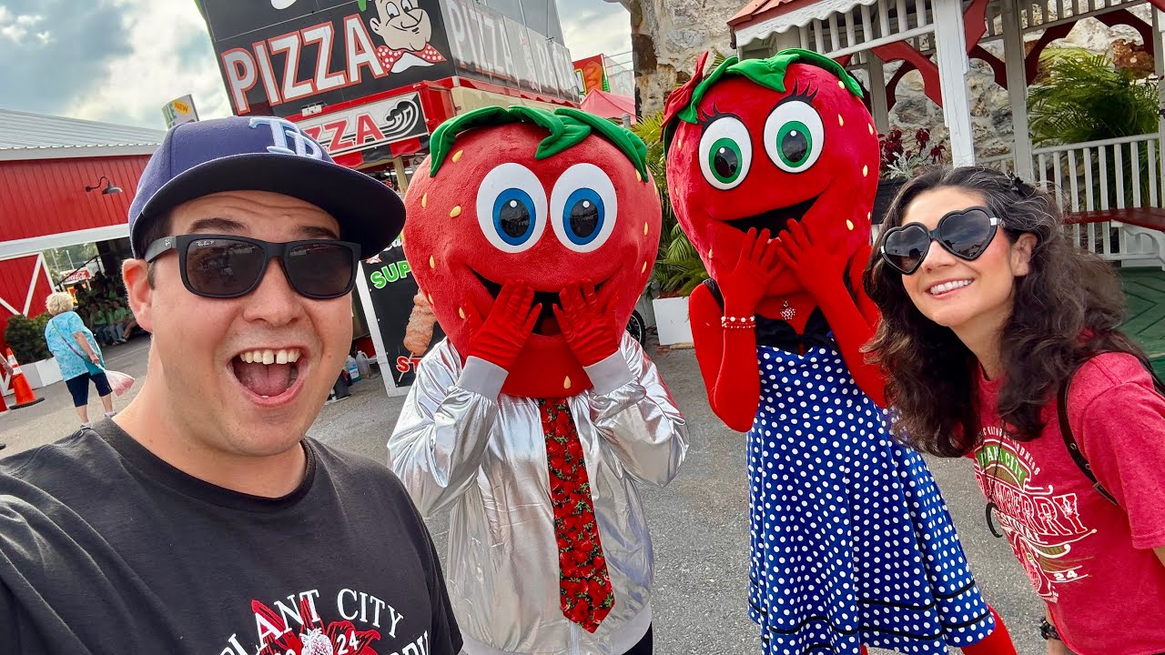 Florida Strawberry Festival 2024 Opening Day Was AWESOME - Shortcake + NEW Strawberry History Center
