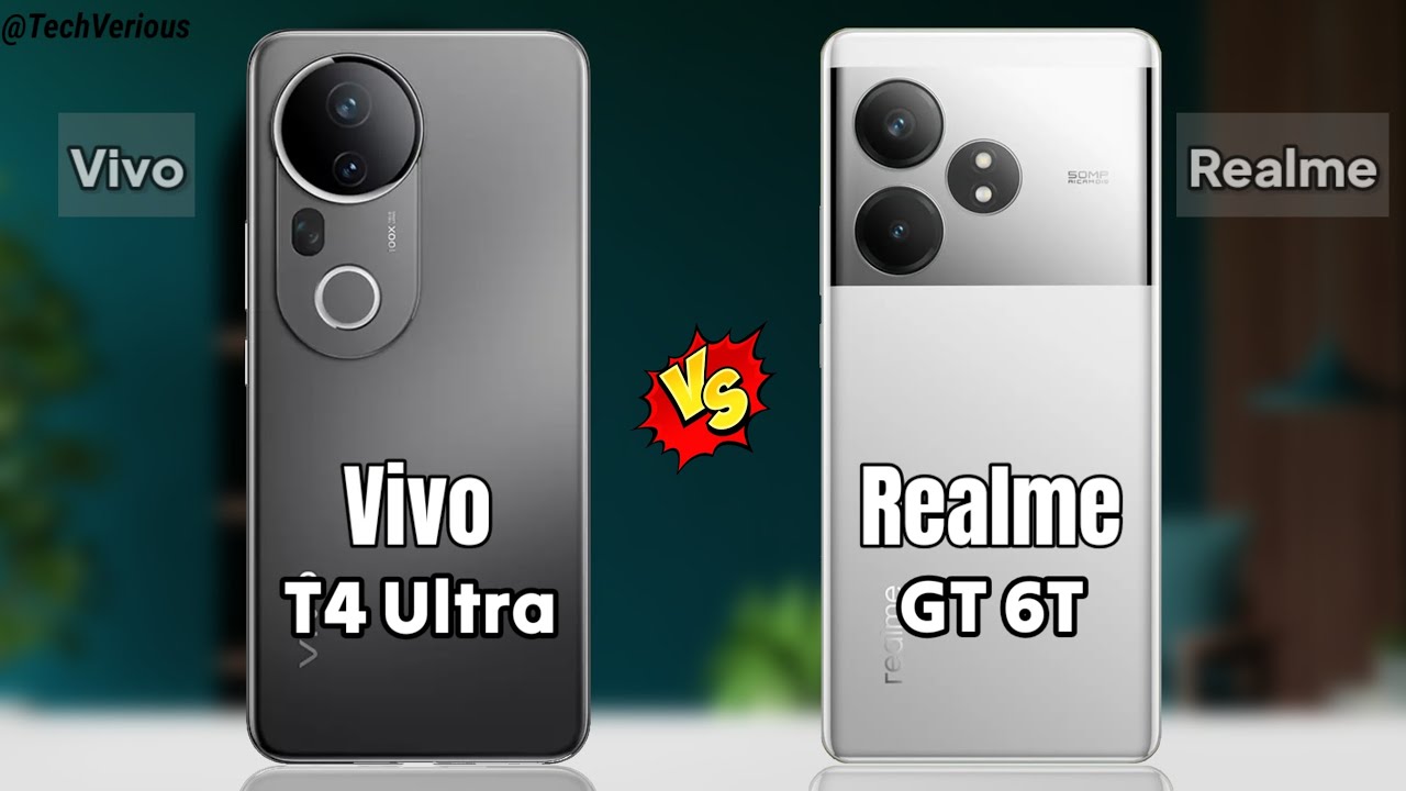 Vivo T4 Ultra против Realme GT 6T 5G || Полное сравнение
