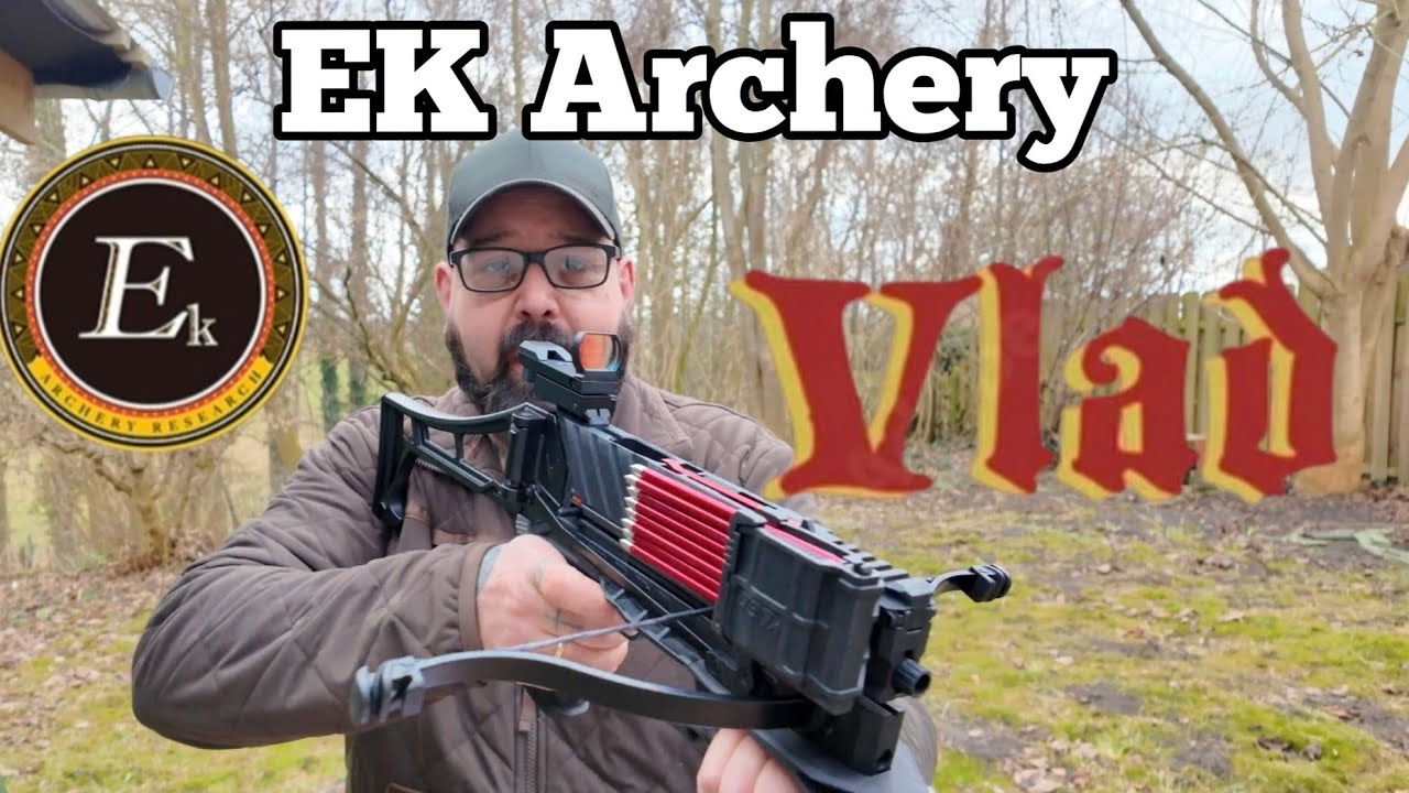 EK Archery VLAD Magazinarmbrust / Pistolenarmbrust mit Messung 30/60/90 LBS Wurfarm  #crossbow