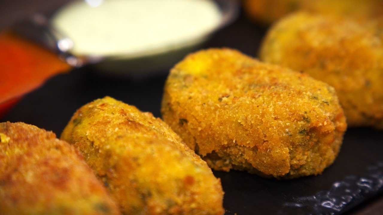 Croquetas de espinaca y queso