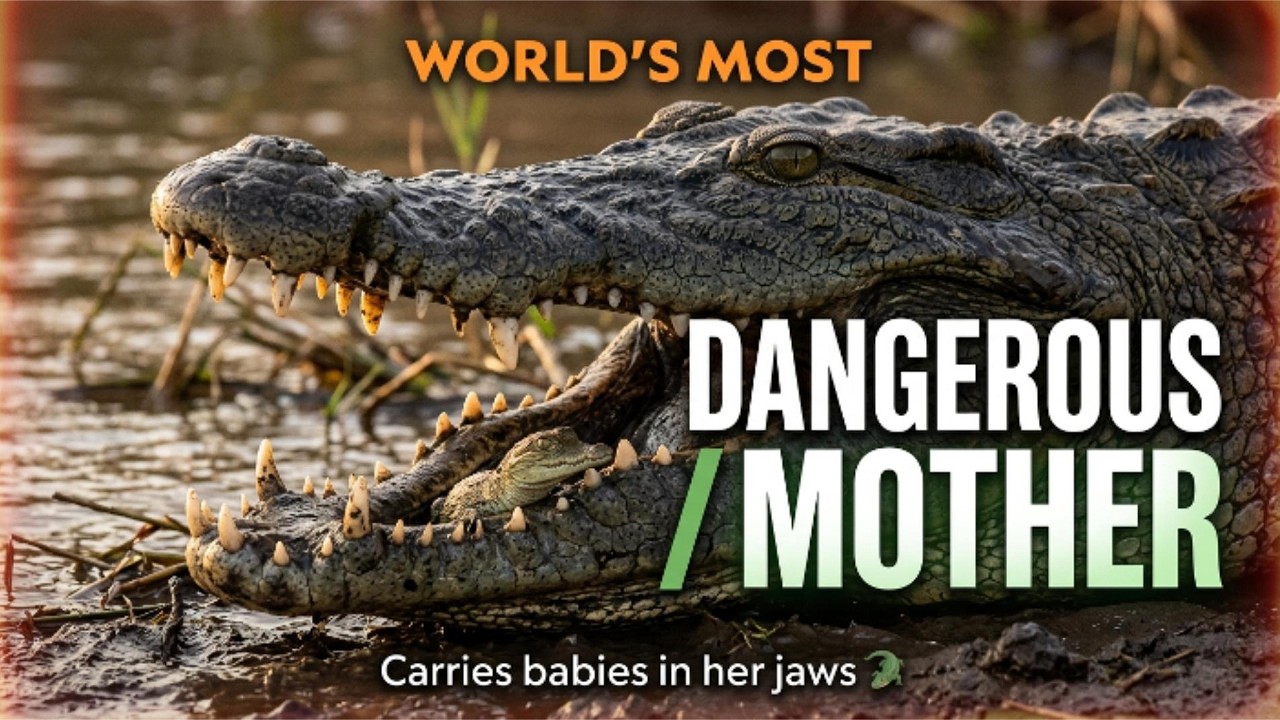 She Buried Her Eggs for 90 Days &mdash; Then She Heard Them Calling | Crocodile Birth Documentary