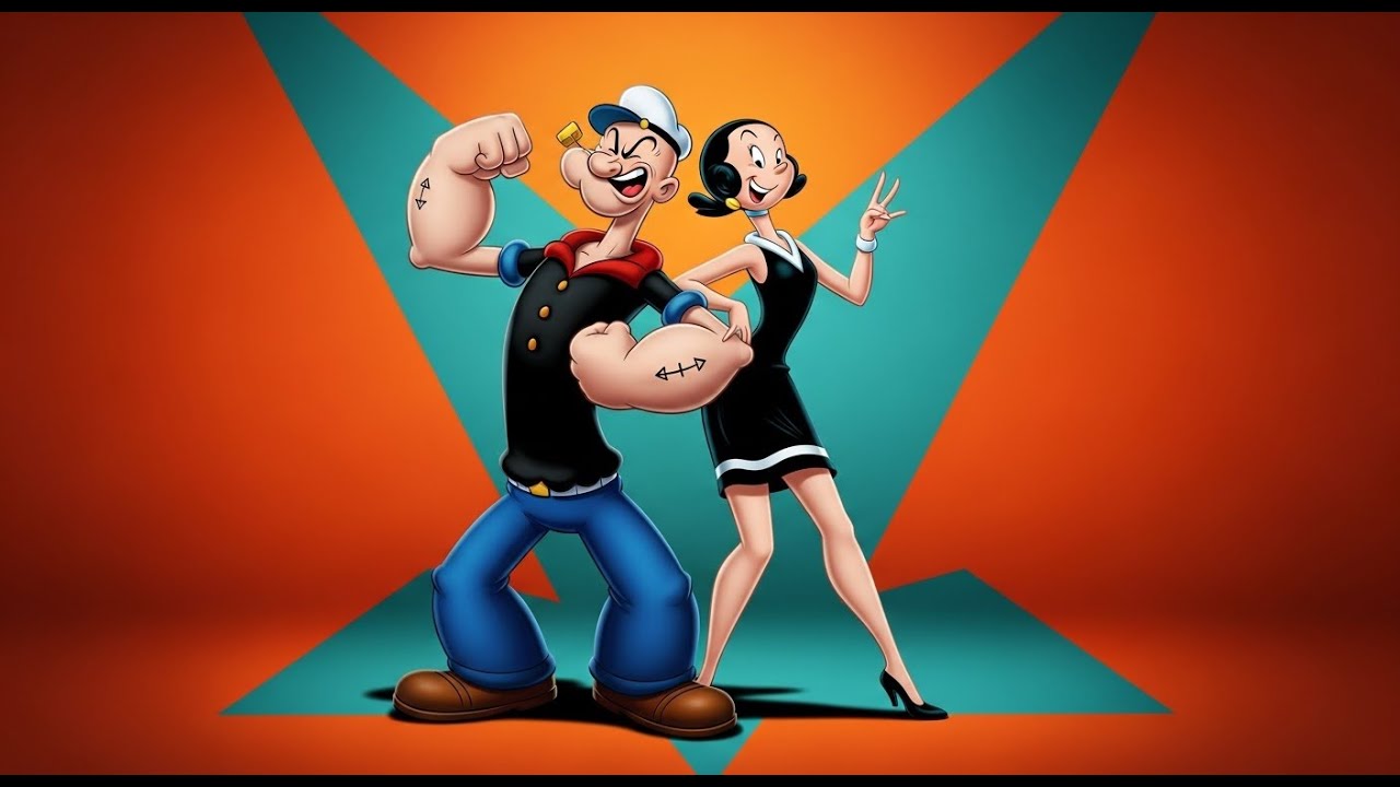 Olive Oyl и танцевальное шоу Super-Spinach