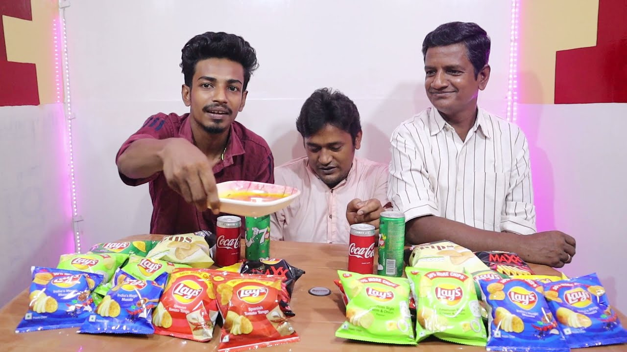 Funny Chips ( Lays ) Challenge with Dad | Indian Snacks