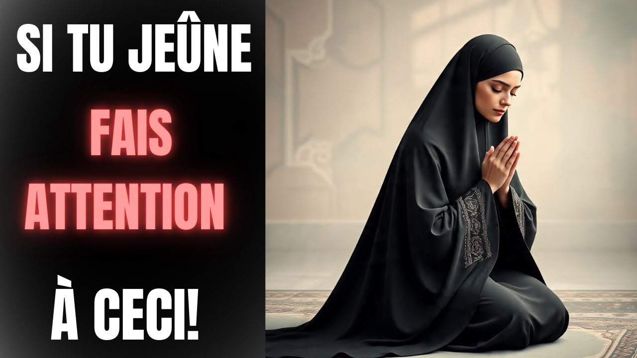 Ton jeûne n’aura aucun sens si tu fais pas attention à ceci.
