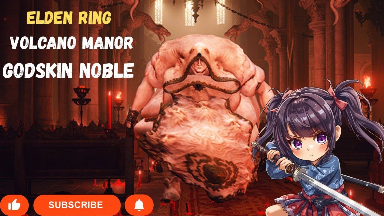 Fighting a can of Pillsbury Dough . Godskin noble #eldenring #gaming