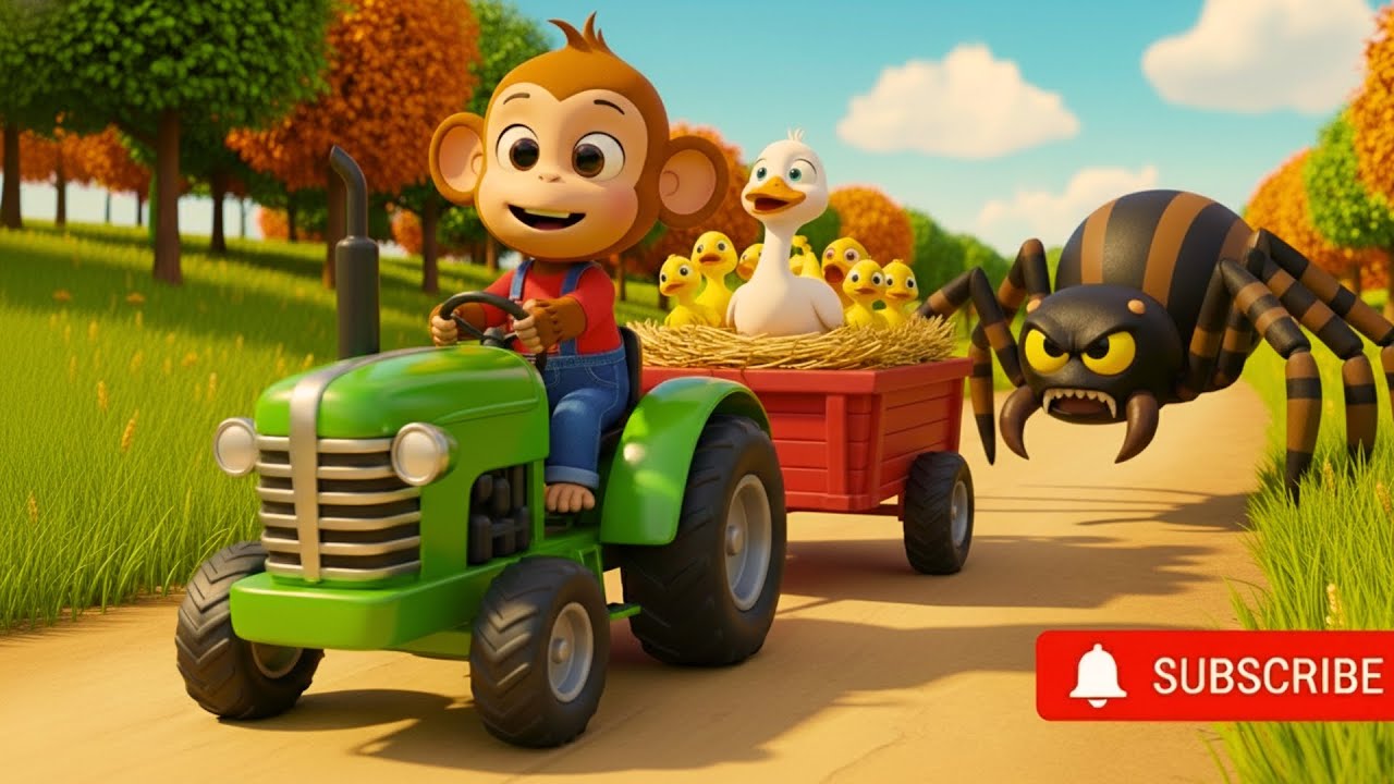 Funny Monkey Saves His Farm From the Tricky Thief 🐒🚜