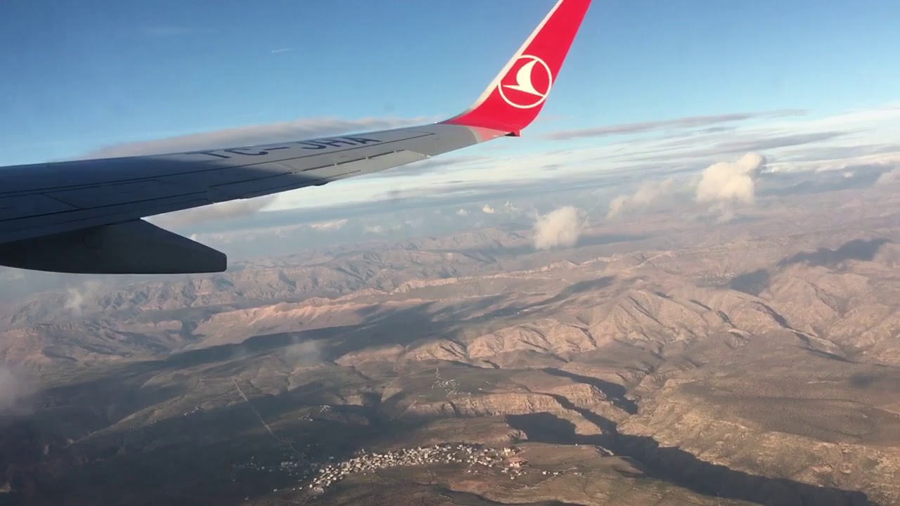 Şerafettin Elçi Havalimanı uçak kalkış videosu.
