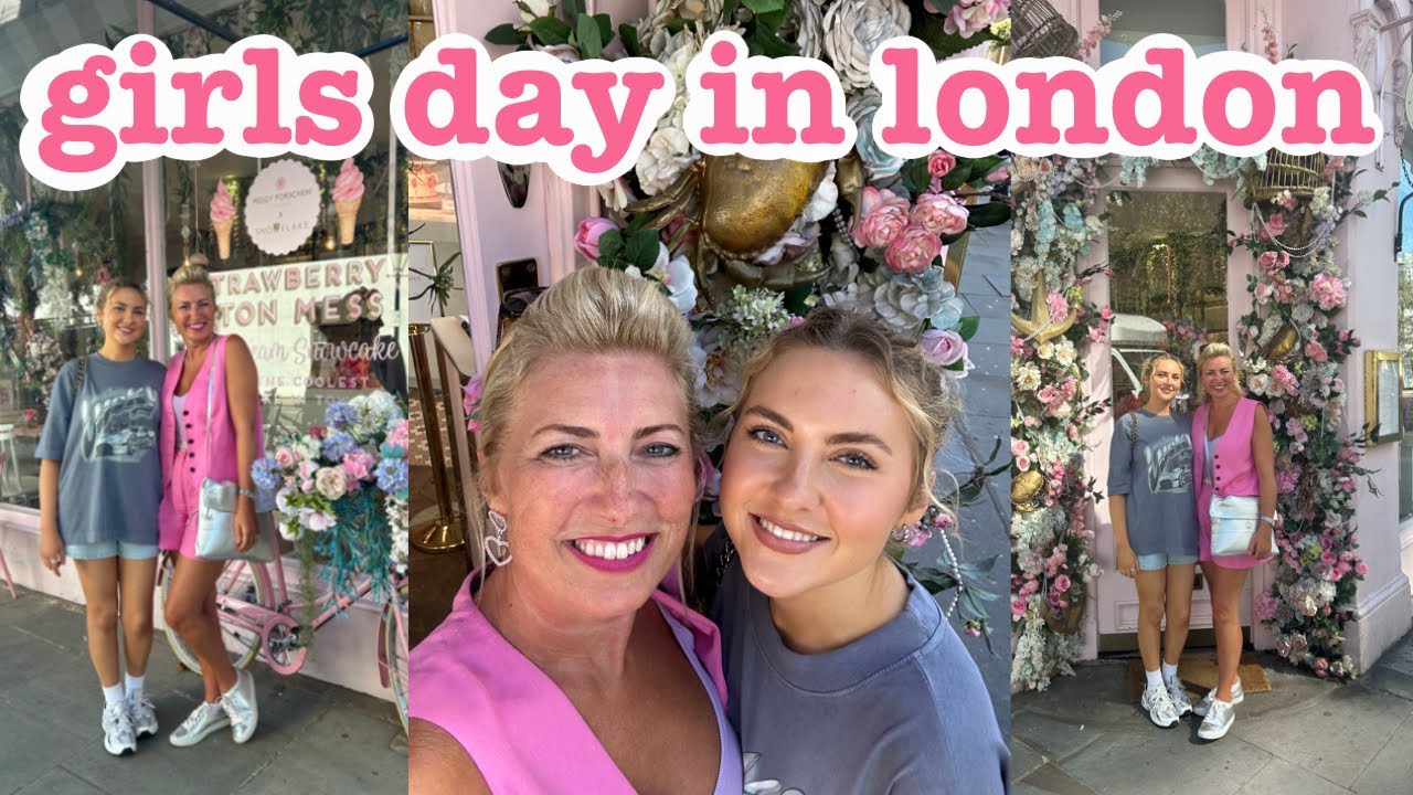 GIRLS DAY OUT IN LONDON VLOG! exhibition, shopping and food!!
