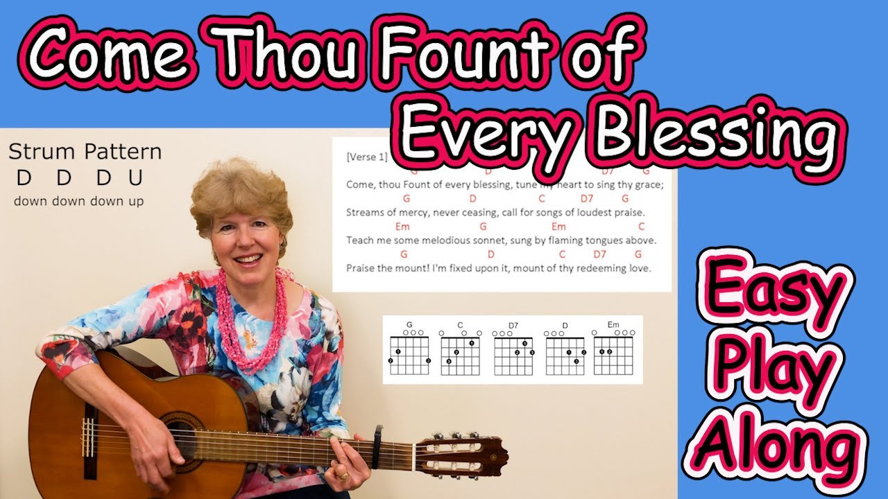 Come Thou Fount of Every Blessing (Easy Guitar)