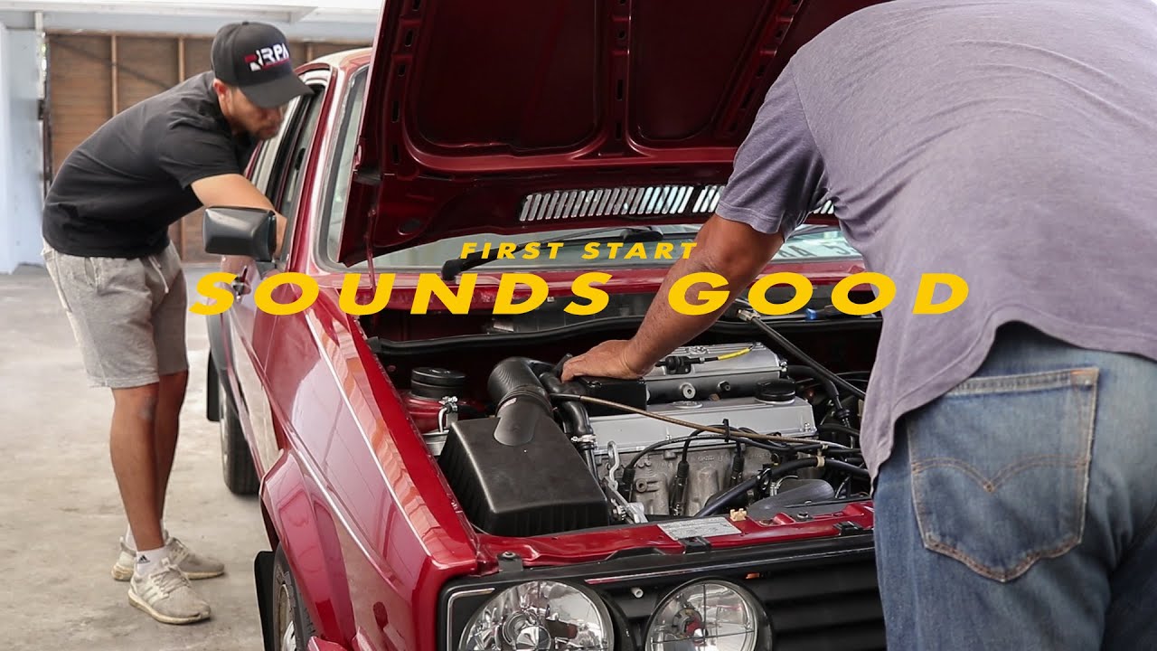 Mk1 2l 8v Engine Swap (OFFICIAL) First Start