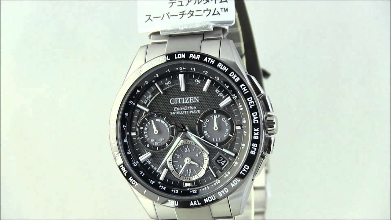 CITIZEN CC9015-54E GPS衛星電波時計