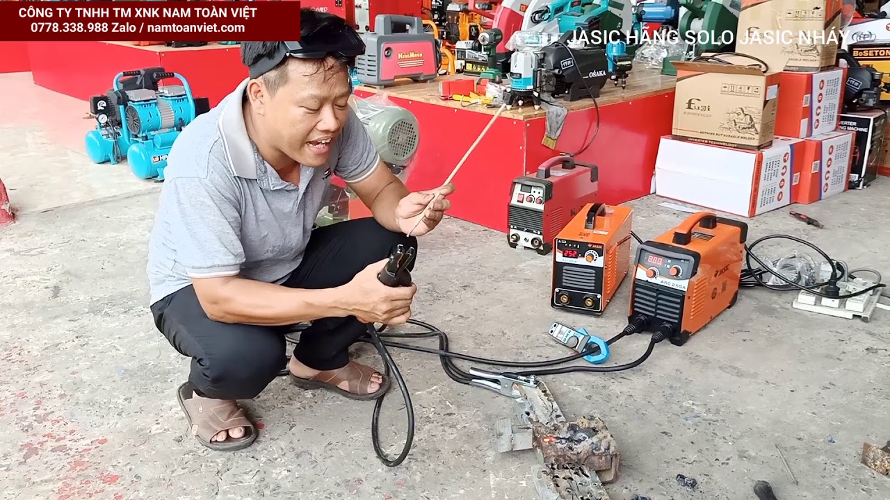 Sự khác biệt Jasic hãng và jasic nhái.