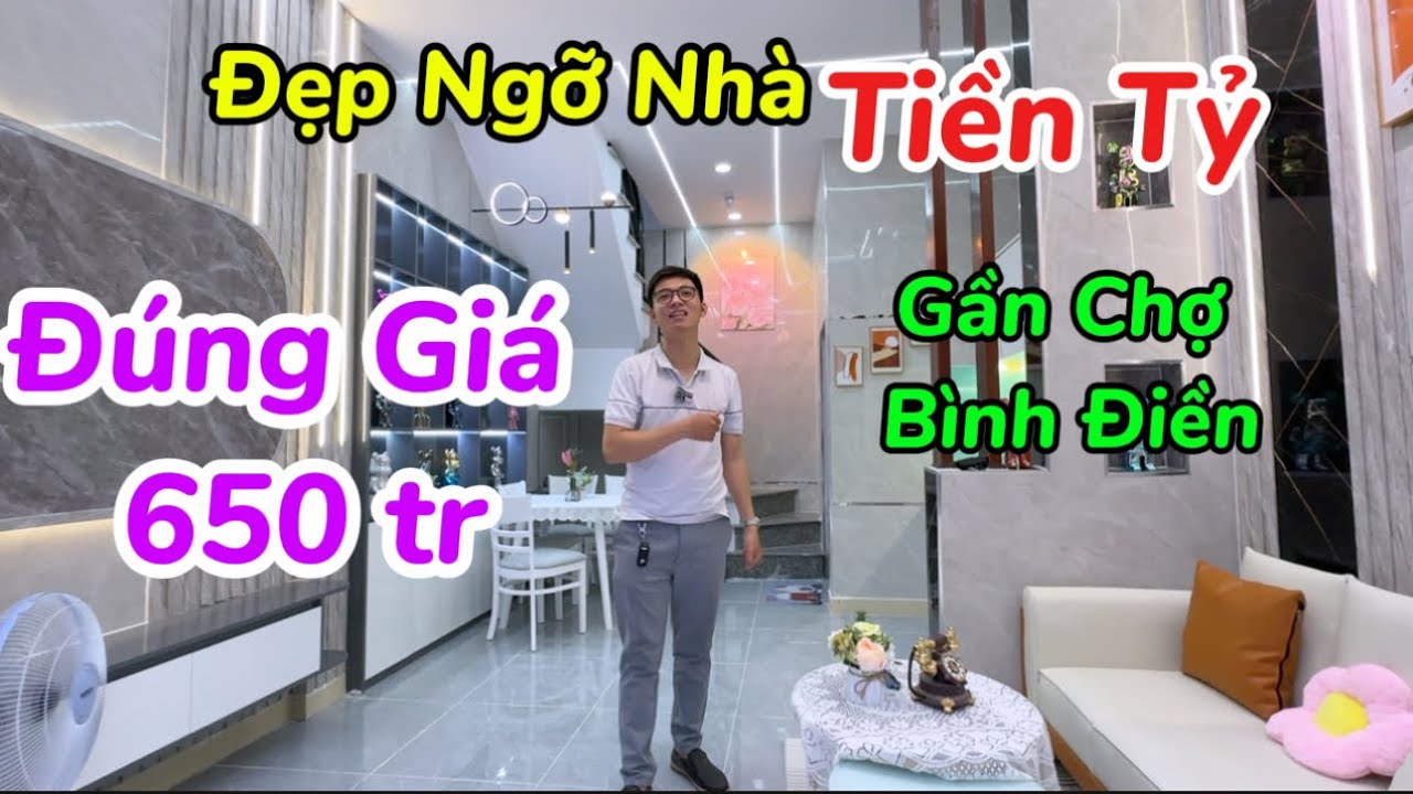 ✅👉Đẹp Như Tiền Tỷ Mà chỉ có“ 650 triệu “nguyên căn Gần Chợ Hưng Long Bình Chánh ,Nhà Giá Rẻ Văn Long