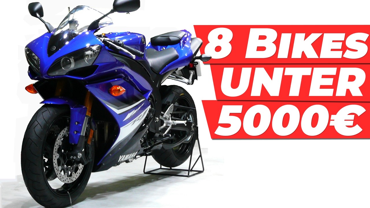 8 Beste Sport-Motorräder um 5000€ (für jeden was dabei!)