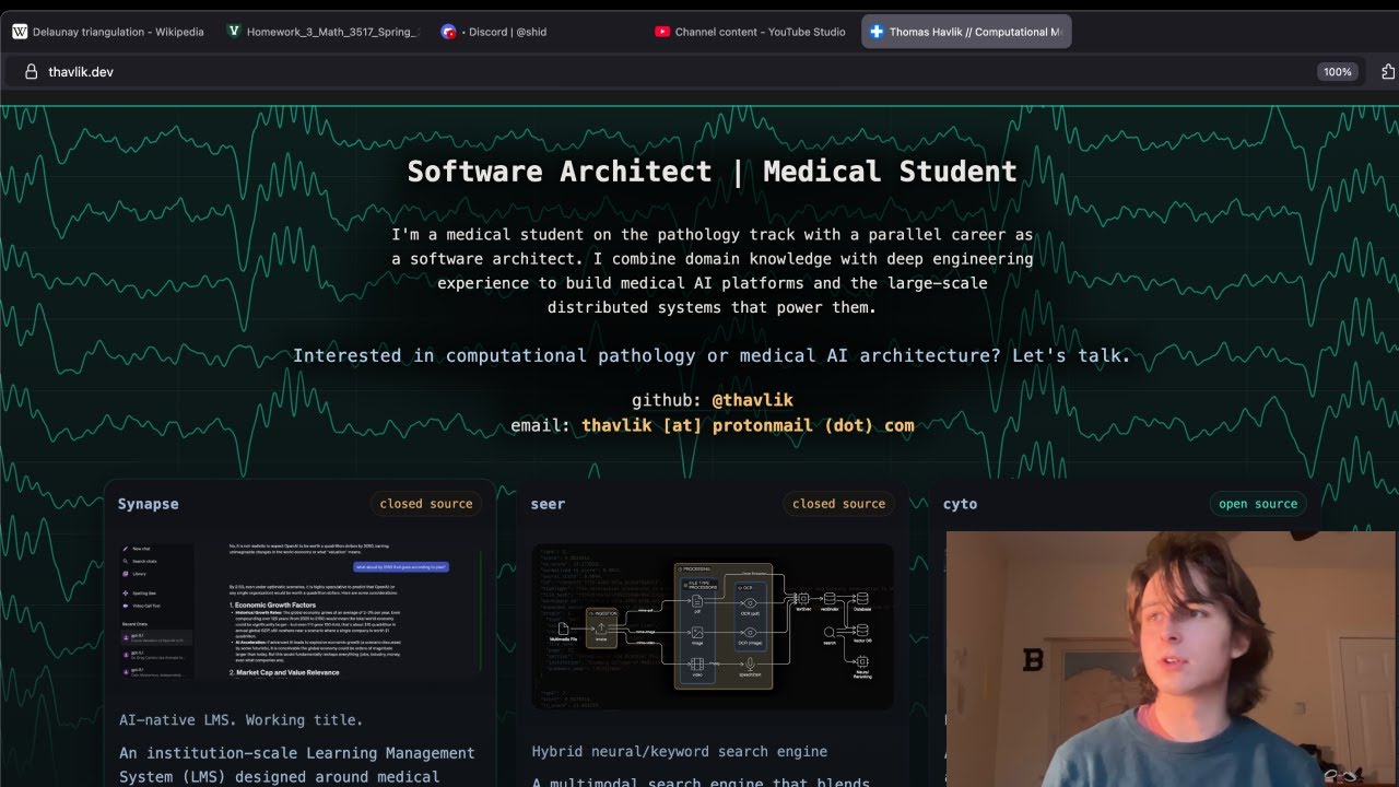 Relentlessly glazing the best dev portfolio I've ever seen.