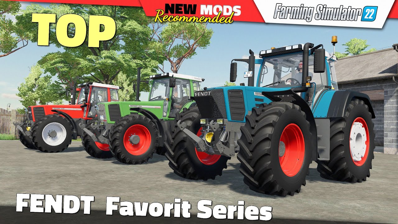 FS22 | FENDT Favorit Series - Farming Simulator 22 New Mods Review 2K60