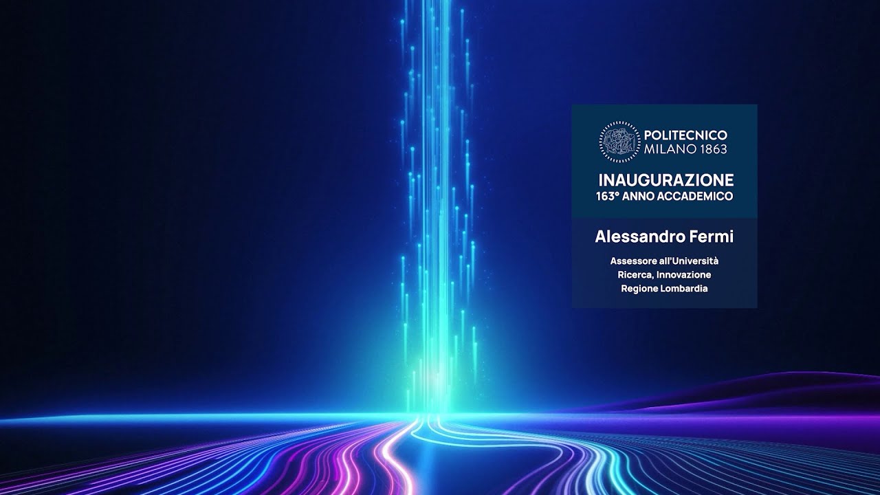 Inaugurazione 163° anno accademico - Intervento di Alessandro Fermi
