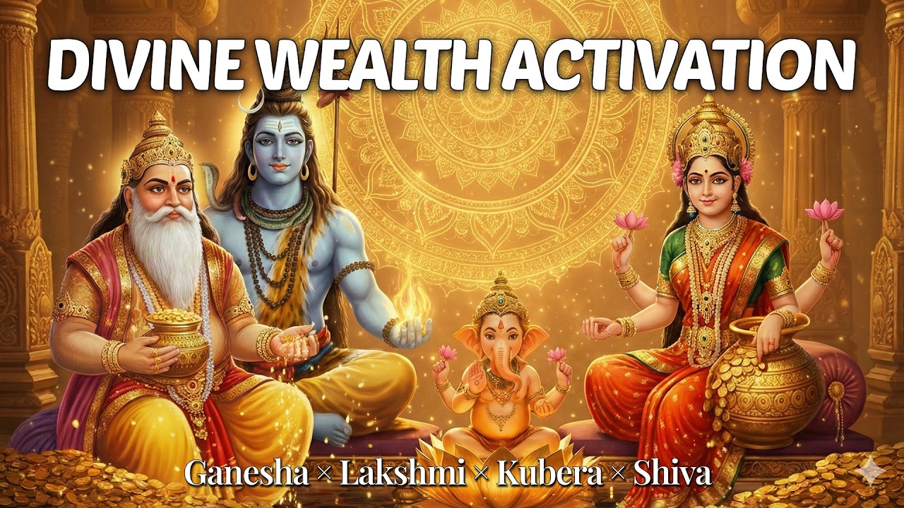 Divine Wealth Activation 🔥 Ganesha, Lakshmi, Kubera & Shiva Mantra