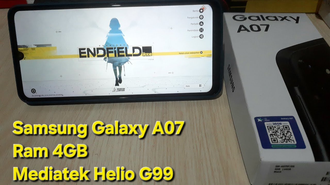 Arknights End Field Test di Samsung Galaxy A07