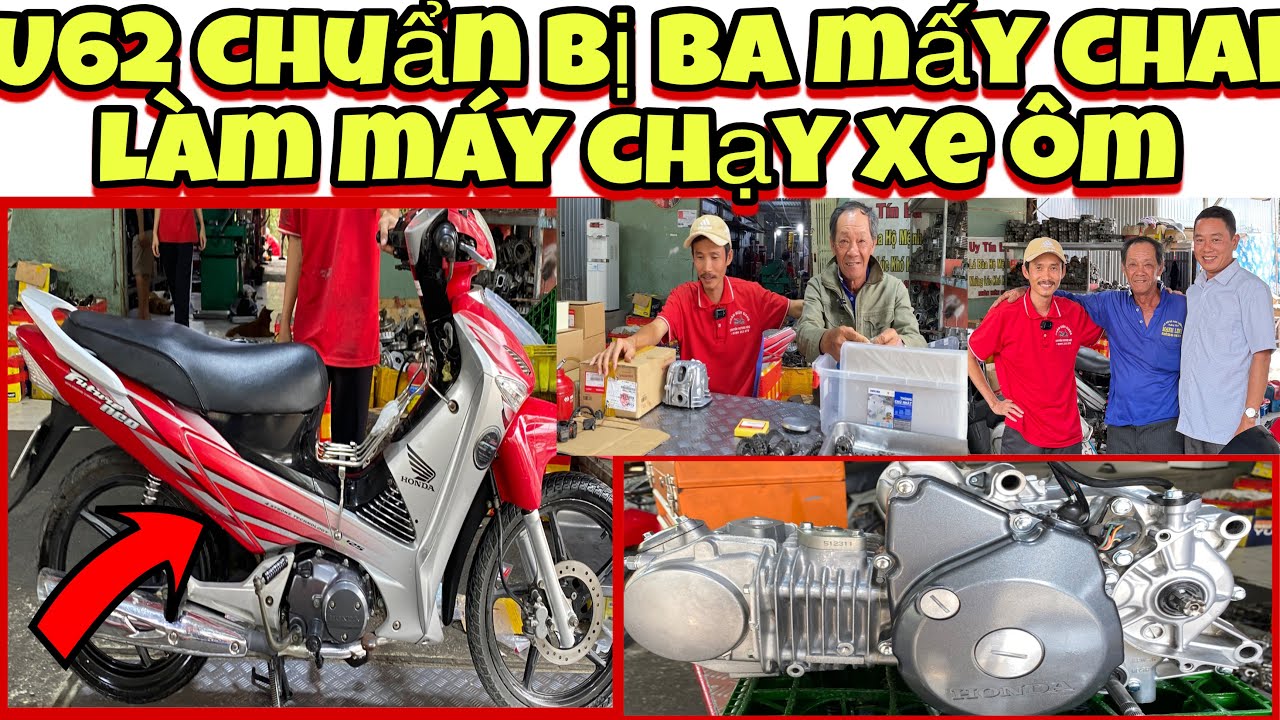 Clip 9/2 U62 chuẩn bị ba mấy chai làm máy chạy xe ôm, hệ ghiền xem tham khảo 