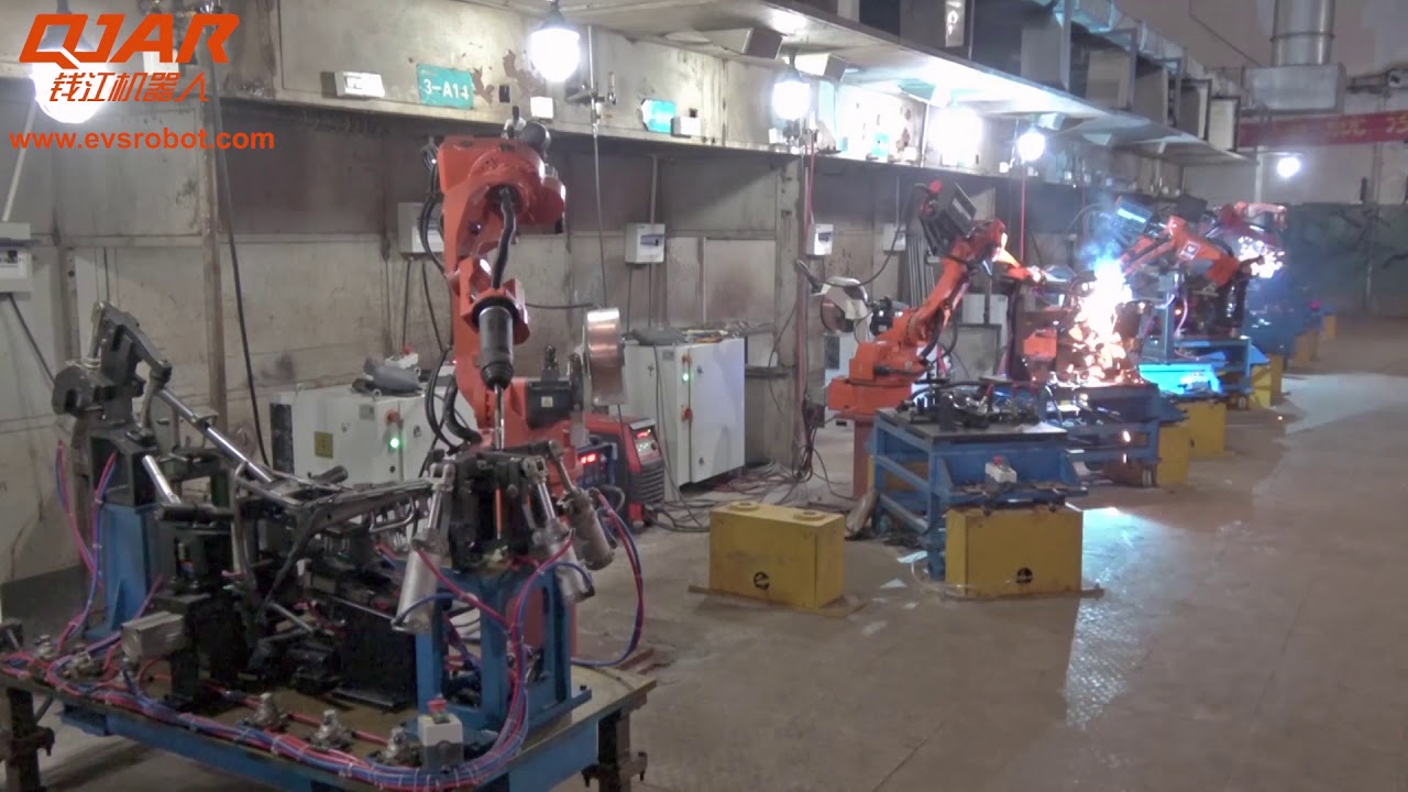 【QJRH4 1】Motorcycle Frame Welding
