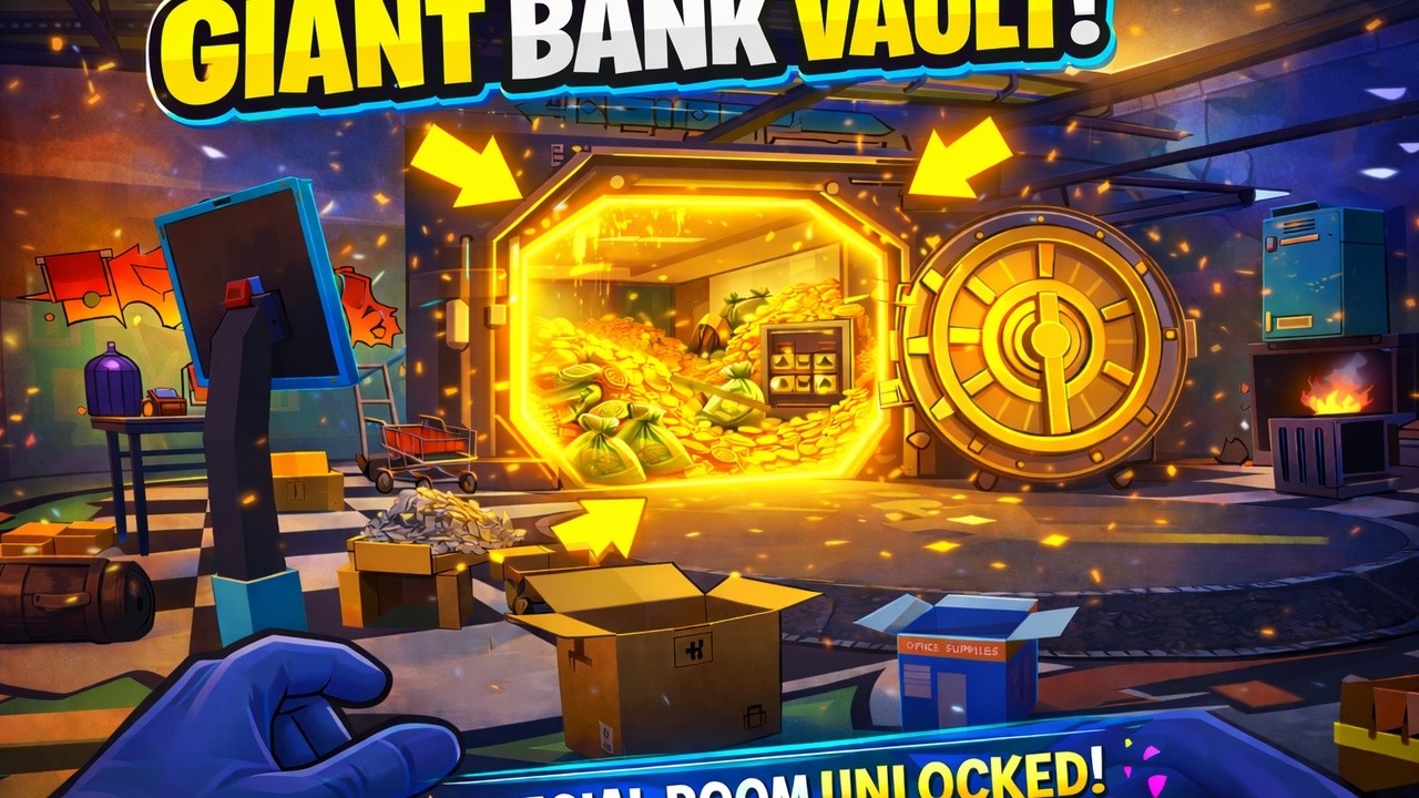 We just broke into a Giant Bank vault!| Cash Cleaner Simulator