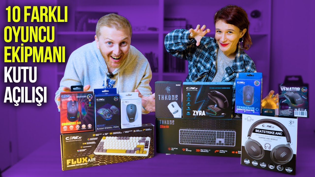 10 Farklı Oyuncu Ürününü Kutusundan Çıkardık! - Claw’s & Throne Kutu Açılışı