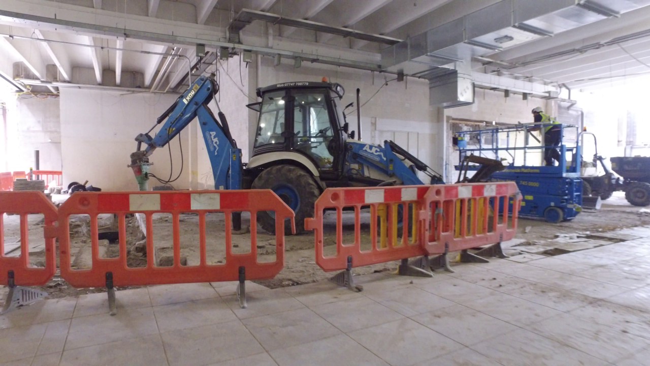 Wrexham 'Arts Hub' Build Progress - People's Market Conversion