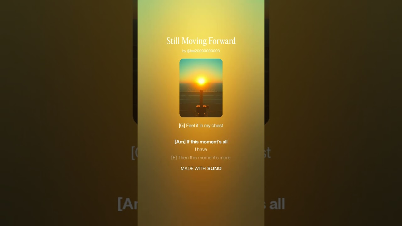 Still Moving Forward