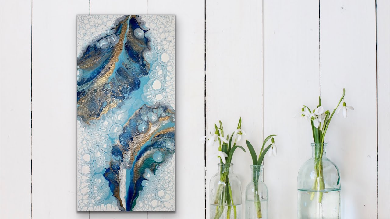 Colossal Pearl Cells w/ @MixedMediaGirl Pouring Medium | Acrylic Pour Tutorial Art Therapy #tlp