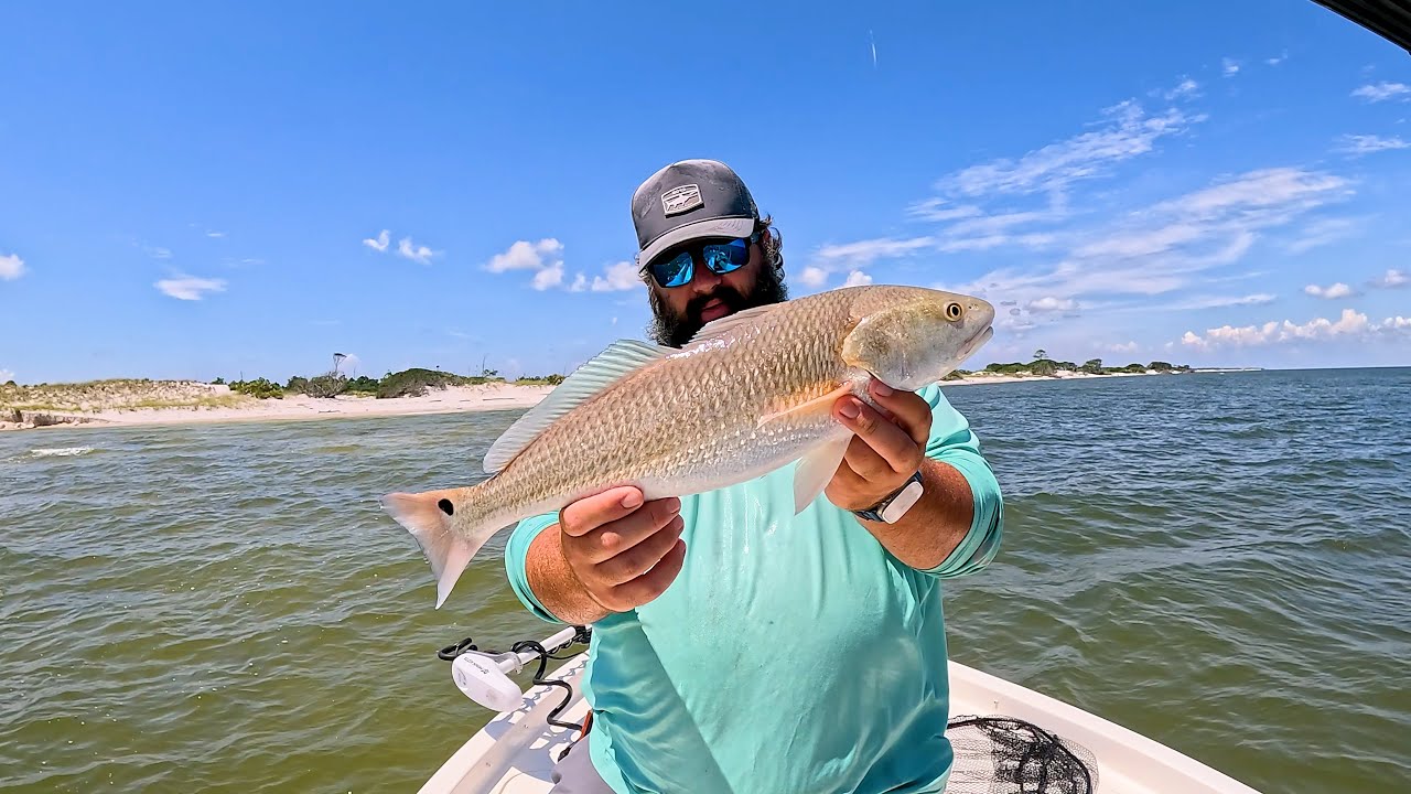 Fishing the Barrier Islands in the Mississippi Sound