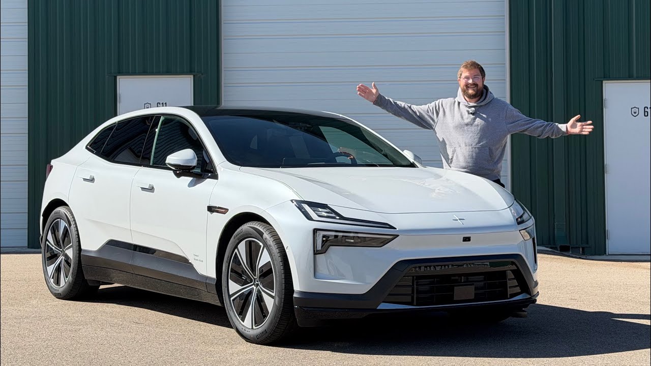 Polestar 4 Is An Incredibly Cool EV! My Full Tour & First Drive
