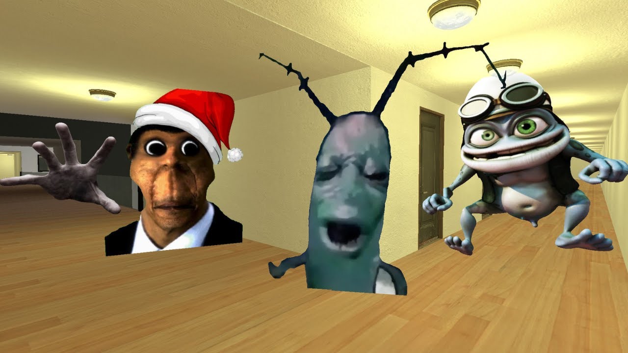 FIRE IN THE HOTEL PILAOBAN,CRAZY FROG HAND1 AND CHRISTMASOBAGA ALL BOTS#Nextbots_#Garry's world 200k