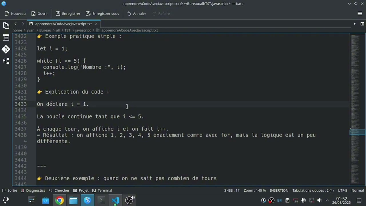 👉 JavaScript : Comprendre la boucle while (exemples clairs et pratiques) PART A