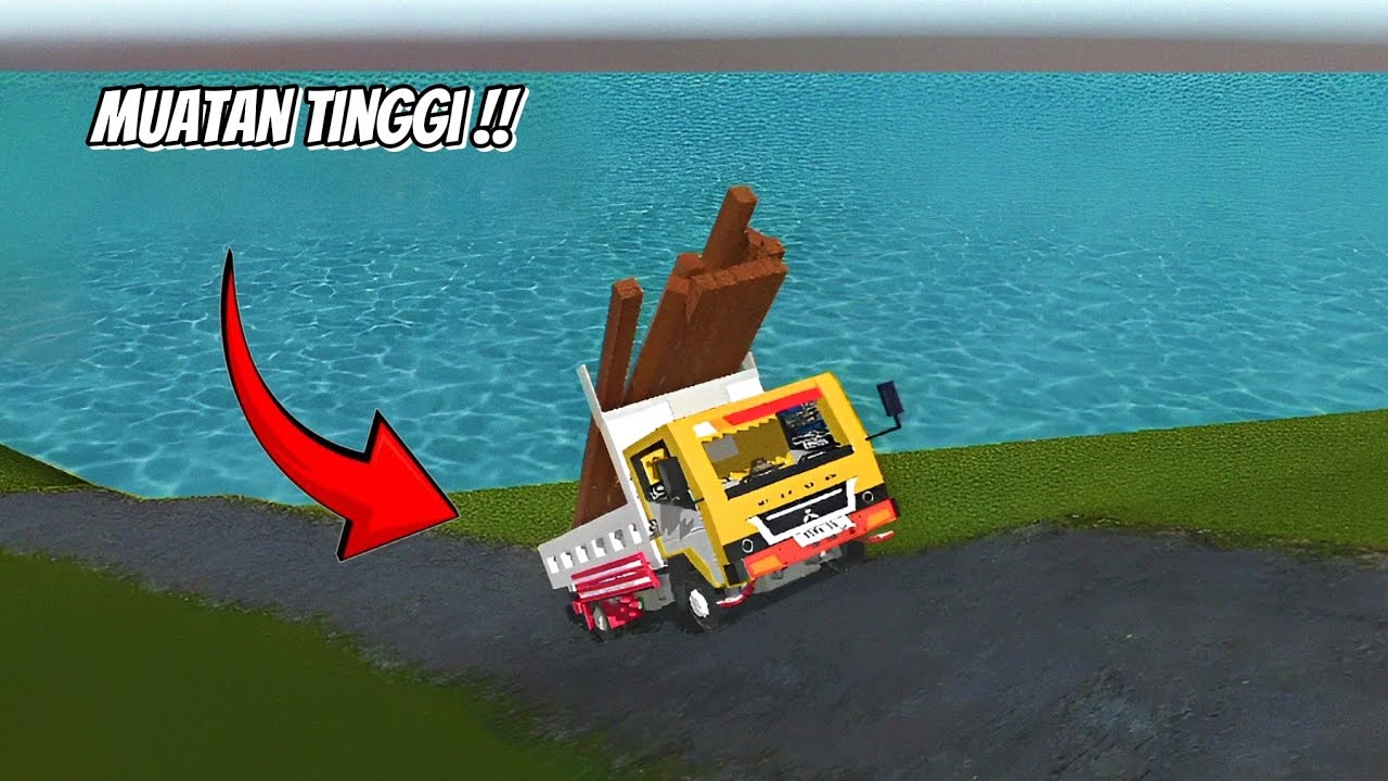 NYOBA CANTER MUAT BALOK LEWAT TANJAKAN GA NGOTAK‼️ EVERTECH SANDBOX 