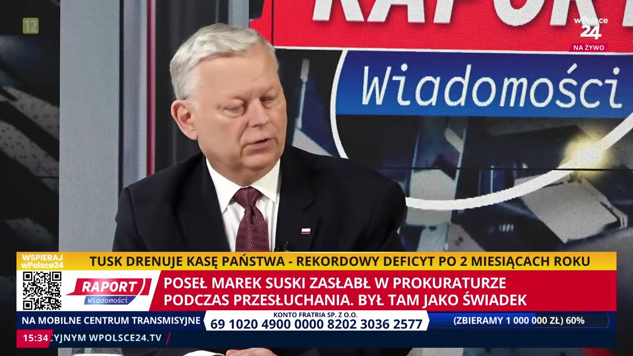 Marek Suski zasłabł w trakcie przesłuchania w prokuraturze. Raport