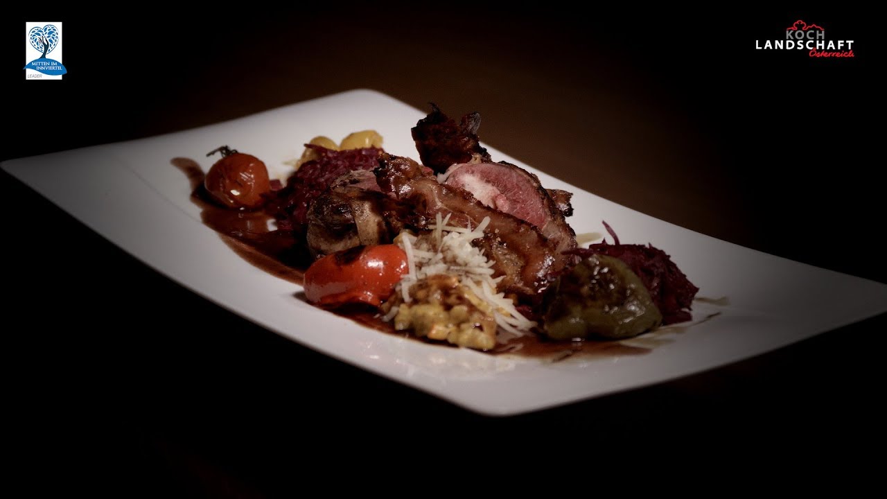 Gef&uuml;llte Wildentenbrust gegrillt (Entenbrust)  - Kochlandschaft &Ouml;sterreich - Mitten im Innviertel